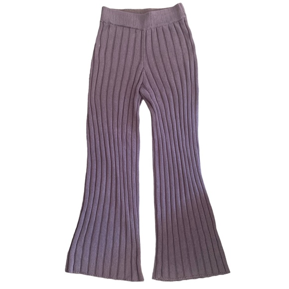Free People Beach Imogene Ribbed Knit Sweater Flare Pants Size S - Picture 4 of 12